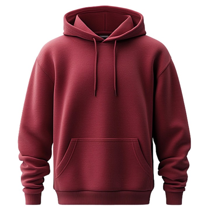 Bluza bordowa męska — 3